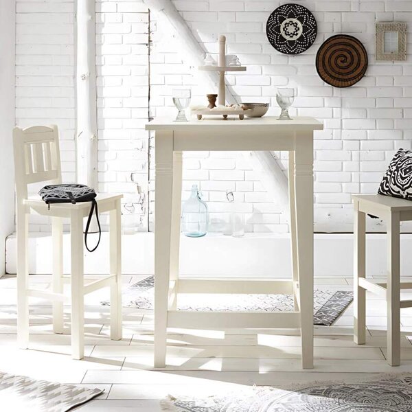 Barová židle Jodpur bílá (Kvalitní zpracování a nadčasový design)