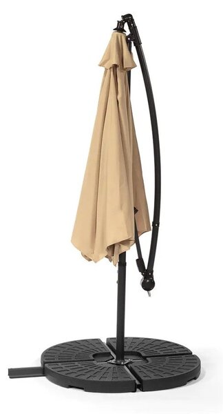 Černý podstavec na slunečník Bonami Essentials, ø 100 cm