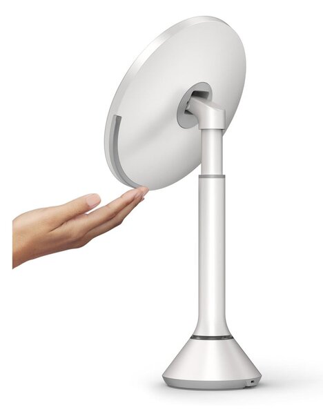 Kosmetické zvětšovací zrcadlo s osvětlením (5x) ø 20 cm Sensor – simplehuman