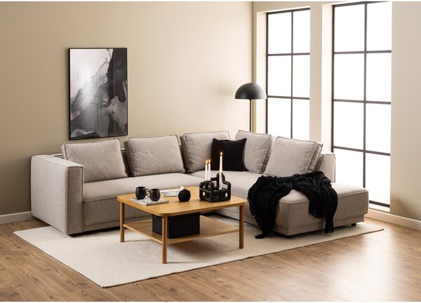 Konferenční stolek v dekoru dubu v přírodní barvě 90x90 cm Banbury – Actona