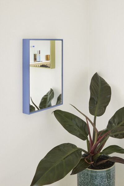 Zrcadlo Shine Small Blue 30 × 21 cm