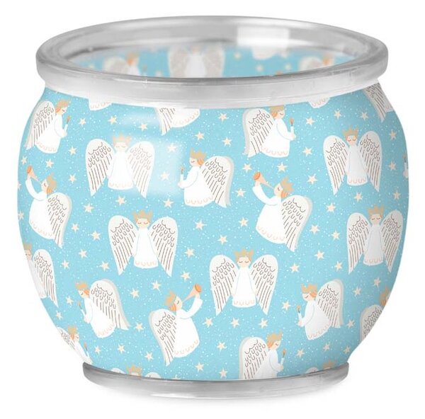 Emocio Sklo Dekor 70x62 mm Angel´s Wings - Cookie and Cream, vonná svíčka