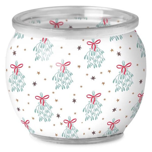 Emocio Sklo Dekor 70x62 mm Mistletoe Magic - Snowflake, vonná svíčka