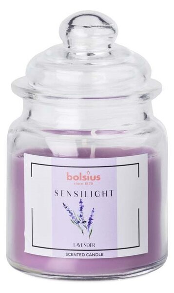 Bolsius Sensilight Vonná svíčka ve skle s víčkem, 79x126mm, MIX - Vanilla, Lavender, Mango