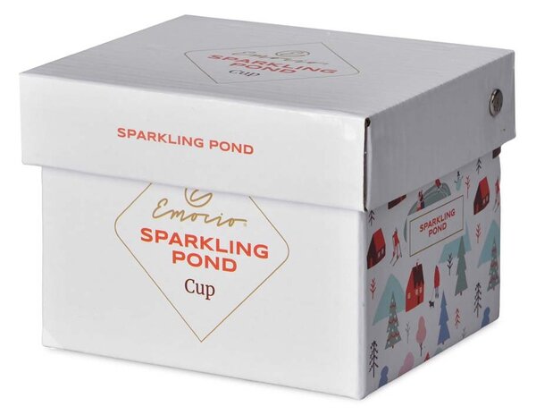 Hrnek keramický 380ml SPARKLING POND v krabičce, barevná