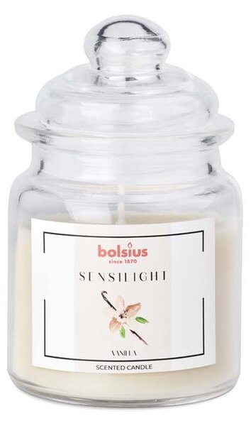 Bolsius Sensilight Vonná svíčka ve skle s víčkem, 79x126mm, MIX - Vanilla, Lavender, Mango