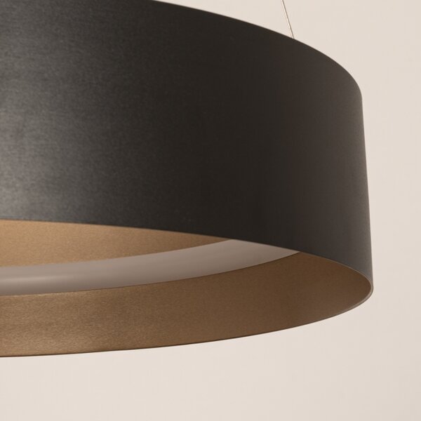 Závěsné stmívatelné LED svítidlo s dálkovým ovladačem Venus Black 50 (LMD)