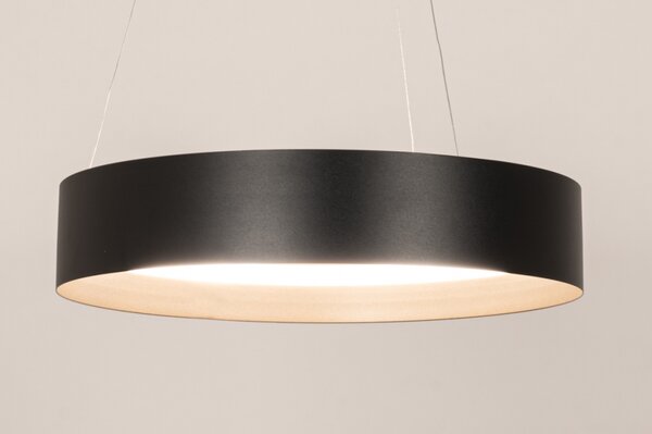 Závěsné stmívatelné LED svítidlo s dálkovým ovladačem Venus Black 50 (LMD)