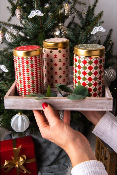 Emocio zelená vonná svíčka v plechové dóze 77x127 mm - Christmas Cookies