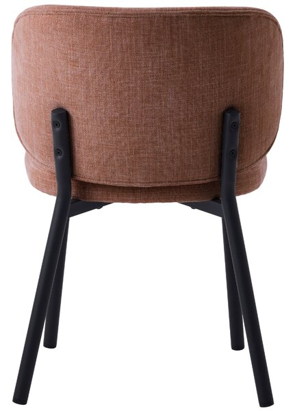 Unique Furniture Růžová jídelní židle Swan