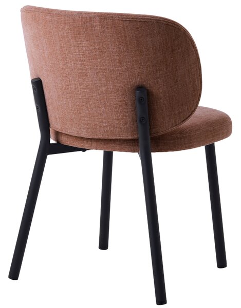 Unique Furniture Růžová jídelní židle Swan