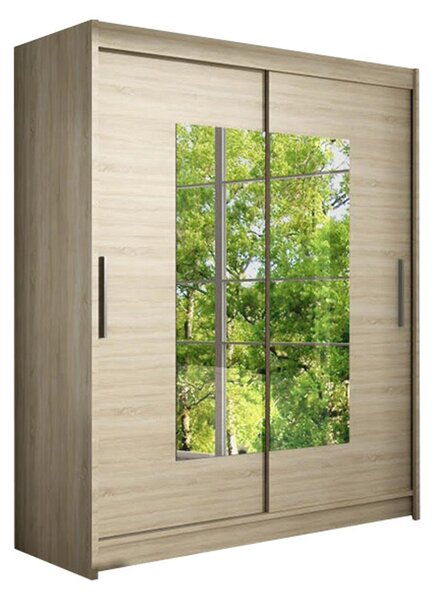 Velká šatní skříň WESTA III sonoma šířka 150 cm