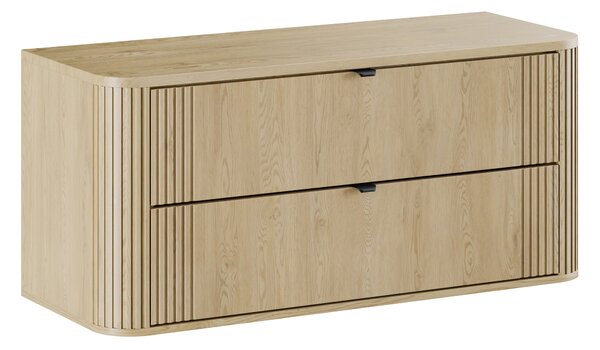 Comad Koupelnová skříňka pod umyvadlo set Ovalia Cremona 120 dub cremona