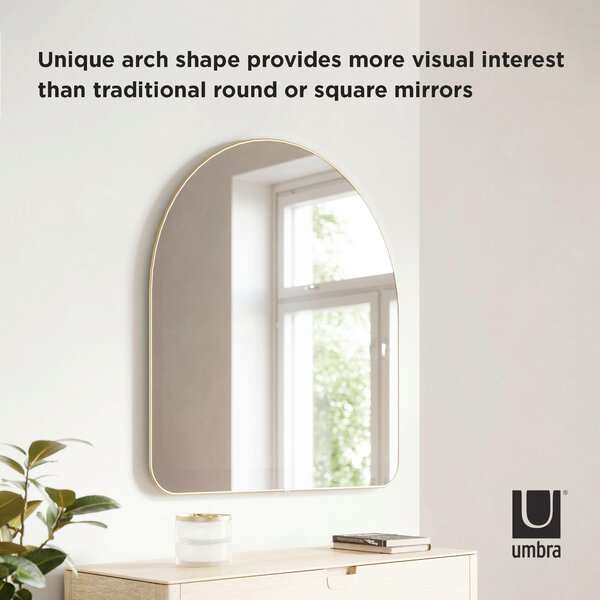 NÁSTĚNNÉ ZRCADLO 87/92/3 cm Umbra - Online Only zrcadla, Online Only