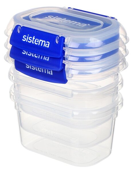 Sistema Vodotěsná krabička na potraviny KLIP IT PLUS sada 3 ks 2 klipy 400 ml