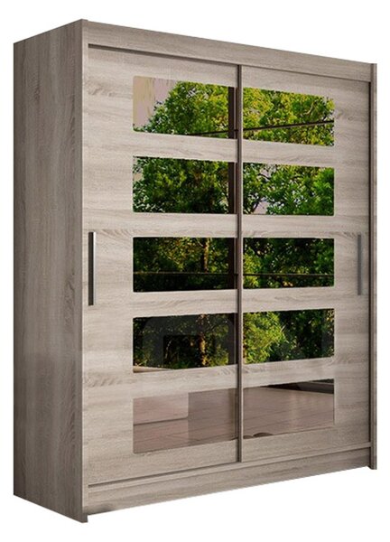 Velká šatní skříň WESTA V trufla šířka 150 cm