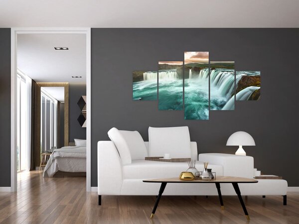 Obraz - Vodopády (125x70 cm)