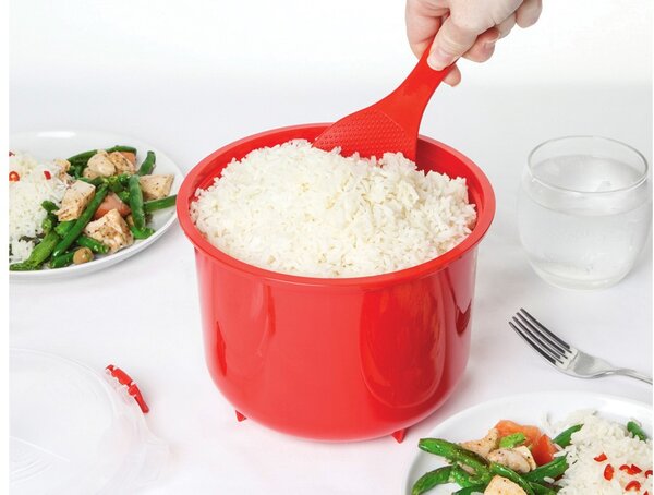 Sistema Rýžovar Microwave Rice cooker 2,6 l, červená