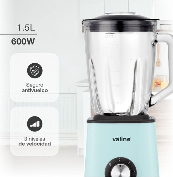 Stolní mixér Väline Kumsari 600W, 1,5l, 2 rychlosti, pulzní, měděný motor, 3 roky záruka