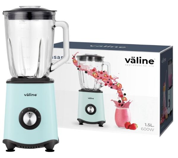 Stolní mixér Väline Kumsari 600W, 1,5l, 2 rychlosti, pulzní, měděný motor, 3 roky záruka