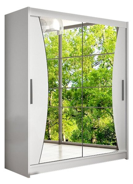 Velká šatní skříň WESTA X bílá šířka 150 cm
