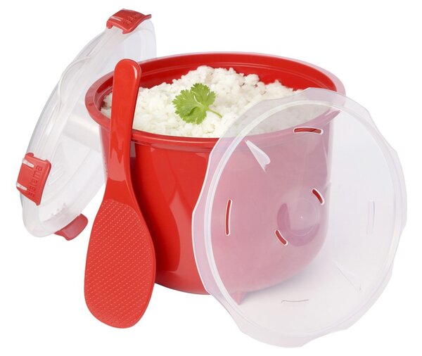 Sistema Rýžovar Microwave Rice cooker 2,6 l, červená