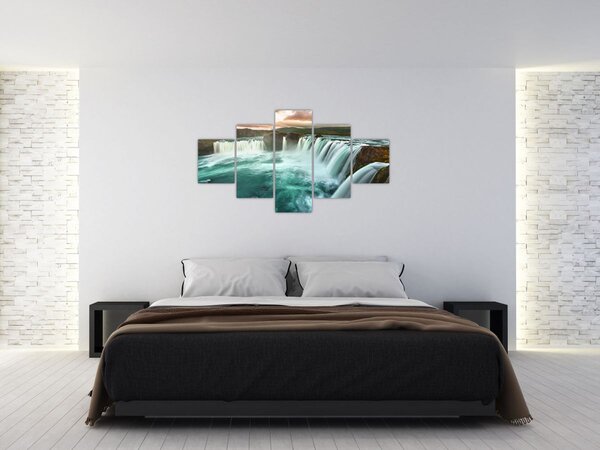 Obraz - Vodopády (125x70 cm)