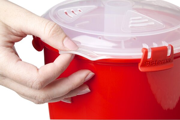 Sistema Rýžovar Microwave Rice cooker 2,6 l, červená