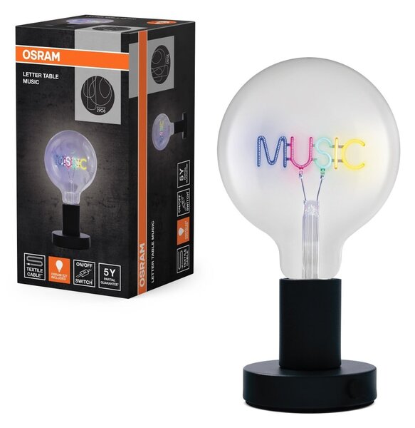 Dekorativní stolní lampa Music, 1,2 W, E27