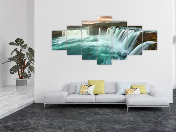 Obraz - Vodopády (210x100 cm)