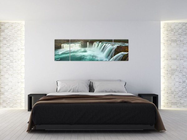 Obraz - Vodopády (170x50 cm)