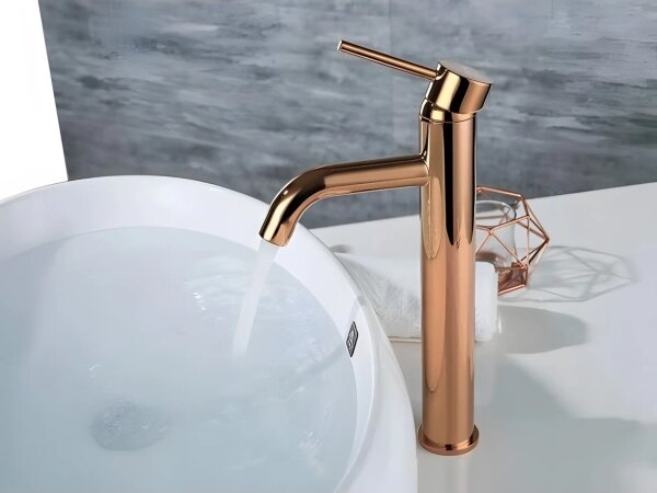REA-B6321 - Umyvadlová baterie LUNGO 28 cm rose gold
