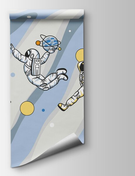 Fototapeta Skupina astronautů ve vesmíru, Dětské fototapety, Populární fototapety, u93828 - Tapeko.co.cz