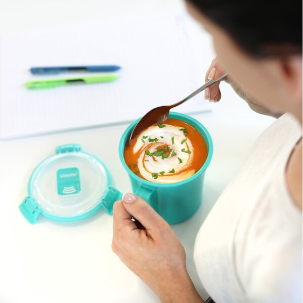 Sistema Hrnek na polévku Microwave Soup mug 656 ml, mátová