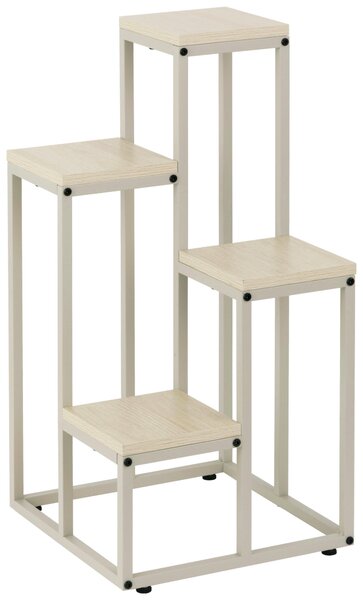 STOJAN NA KVĚTINY kašmírová, dub bianco Carryhome - Stojany na květiny, Online Only