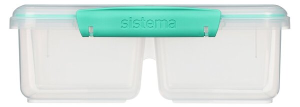 Sistema Dělený svačinový box To Go Quad Split 1,7 l, mátová