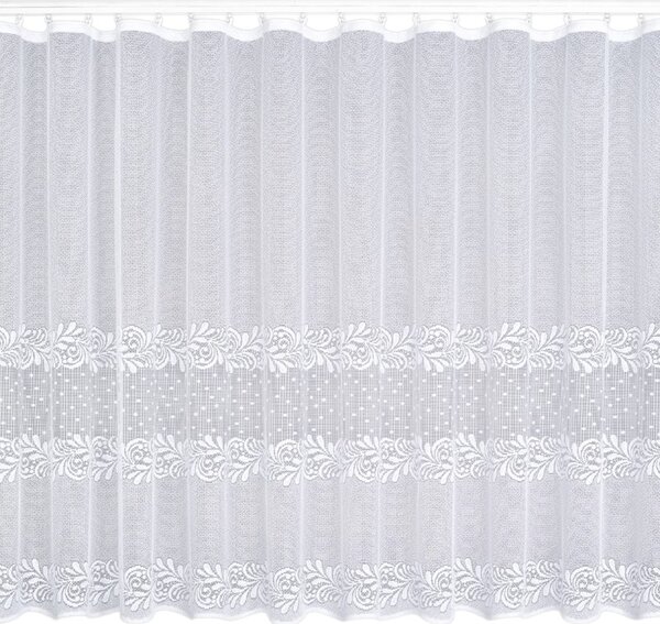 BELLATEX Záclona kusová se stuhou Bílá 150x300 cm (výška x šířka)