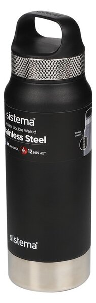 Sistema Nerezová termoska Hydrate Stainless Steel 650 ml, černá