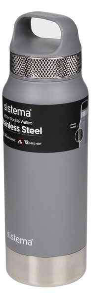 Sistema Nerezová termoska Hydrate Stainless Steel 650 ml, šedá