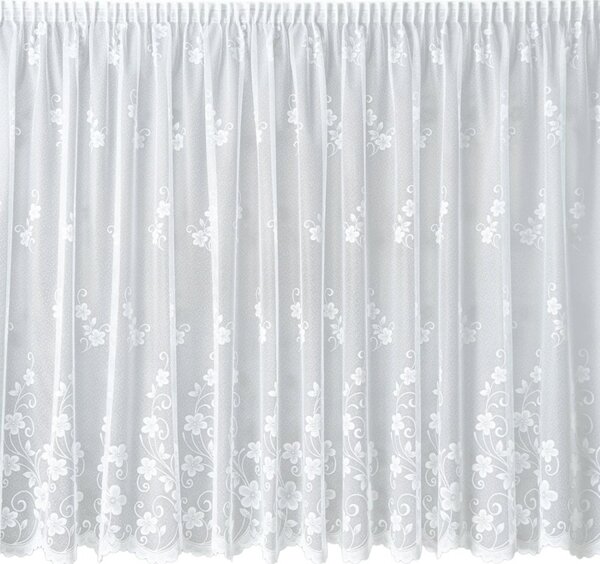 BELLATEX Záclona kusová se stuhou Bílá 250x200 cm (výška x šířka)