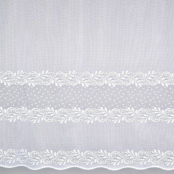 BELLATEX Záclona kusová se stuhou Bílá 150x300 cm (výška x šířka)