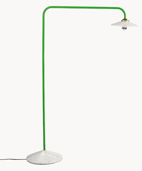 Ručně vyrobená oblouková lampa's mramorovou podstavou Moou