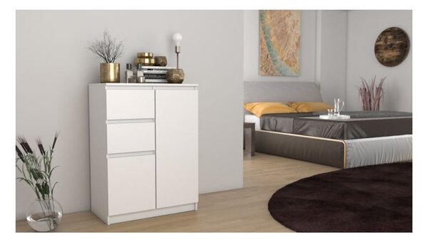 Komoda 2D2S 70 cm bílá