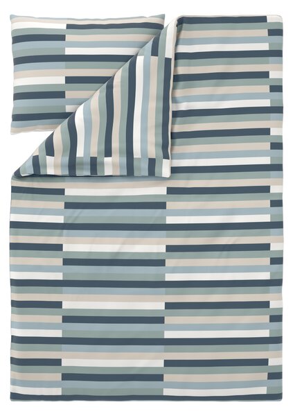Livarno® Ložní povlečení z mikrovláknitého saténu, 140 x 200 cm, 70 x 90 cm (pruhy) (100406265003)