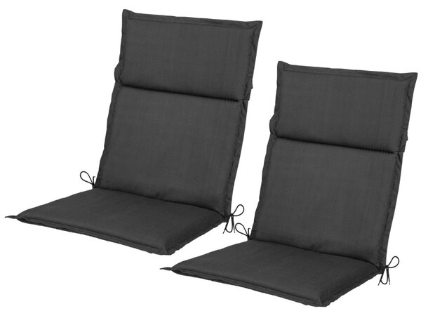 Livarno® Sada potahů na židli Houston, 107 x 45 x 4 cm (antracitová), 2dílná (800012764)