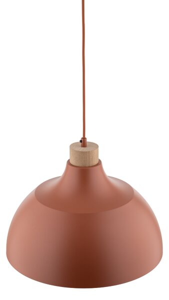 TK Lighting Terakotový závěsný lustr Cap pro žárovku E27 TK6927