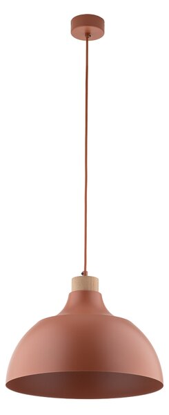 TK Lighting Terakotový závěsný lustr Cap pro žárovku E27 TK6927