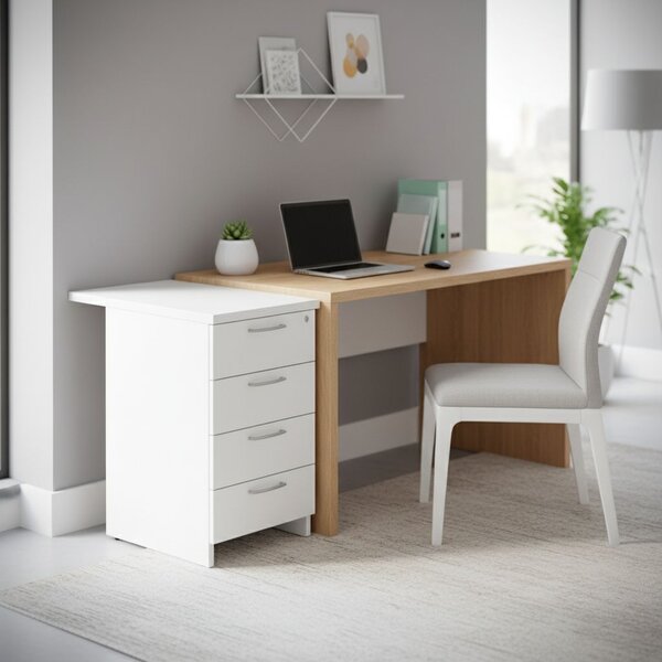 Kontejner Visio 70 x 47 cm - 4 zásuvky, bílá