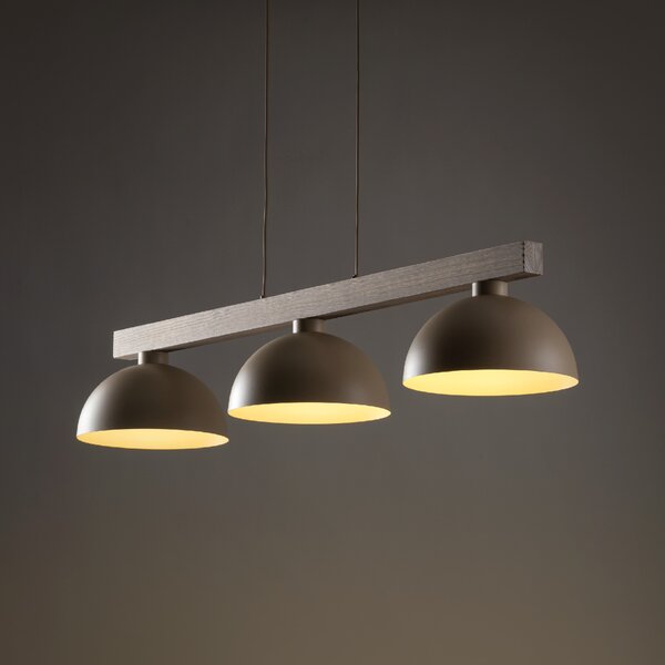 TK Lighting Béžový závěsný lustr Oslo pro žárovku 3x E27 TK11012