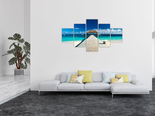 Obraz - Molo (125x70 cm)